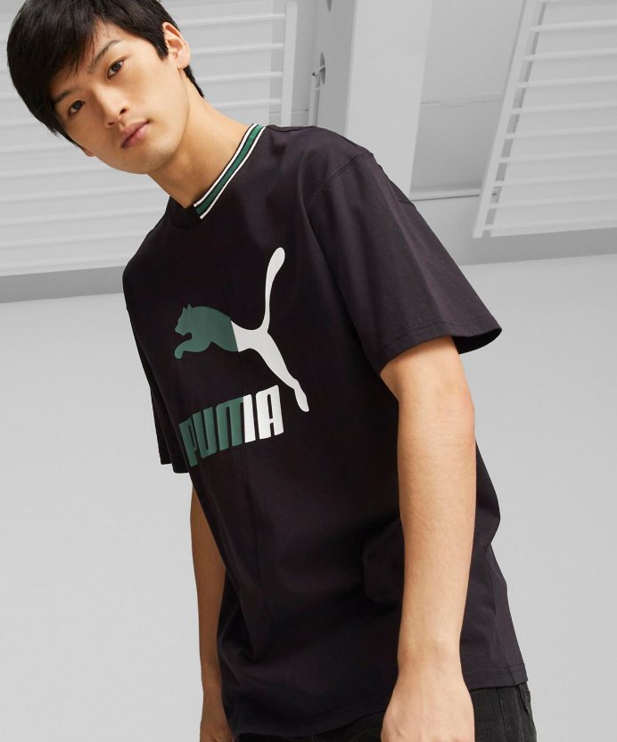 Resim Puma Classics Archive Remaster Tee  Black