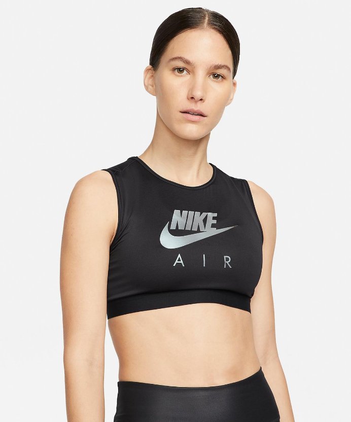 Resim Nike W Nk Air Df Swsh Hn Mesh Bra