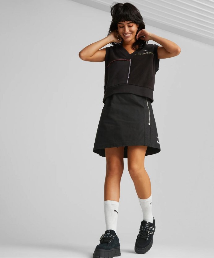 Resim Puma X Trp Twill Skirt  Black