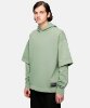 Resim Reflect Studio Double Sleeve Washed Oversize Hoodie