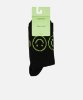 Resim Reflect Studio Ribbed Smiley Socks Black