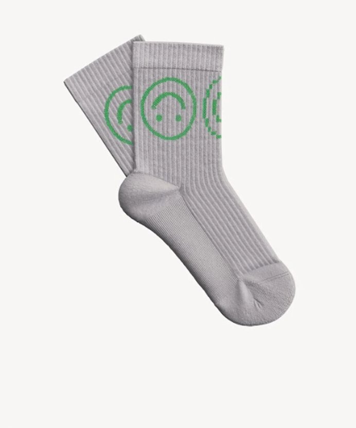 Resim Reflect Studio Ribbed Smiley Socks