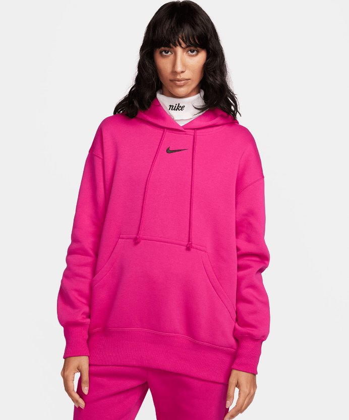 Resim Nike W Nsw Phnx Flc Os Po Hoodie