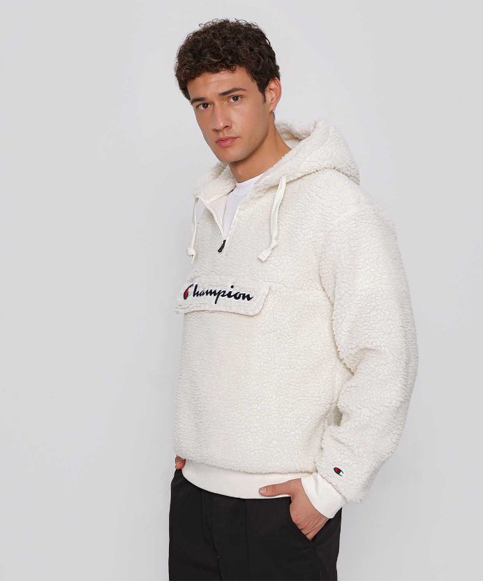 Resim Champion Hooded Half Zip Top