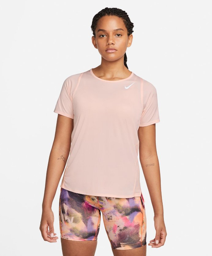 Resim Nike W Df Race Top Ss